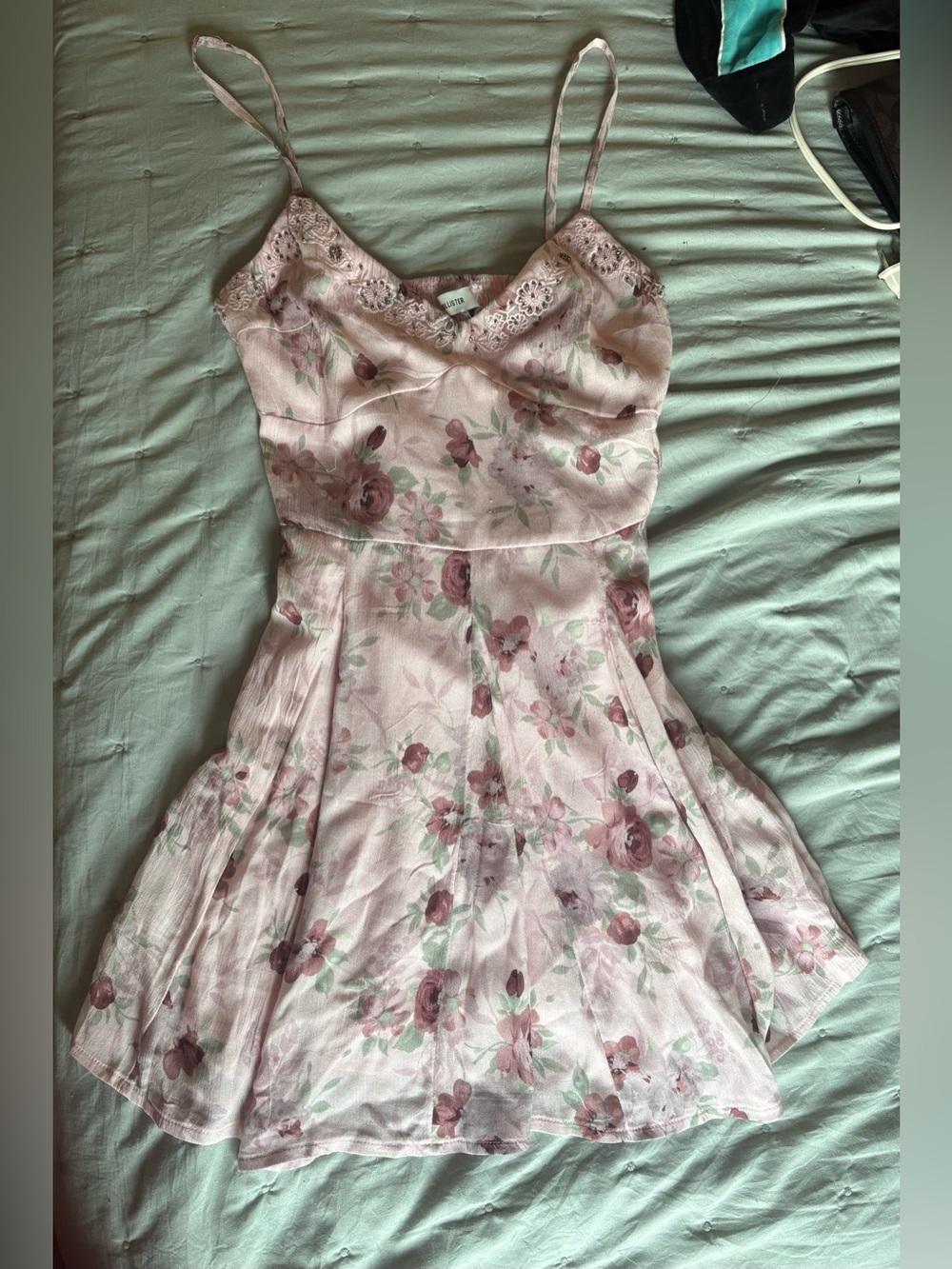Hollister Pink Floral Dress Women’s Size S